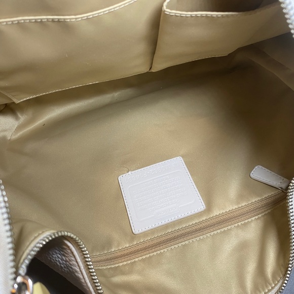 COACH Pebbled Leather Zipper Hobo Bag - Picture 6 of 6